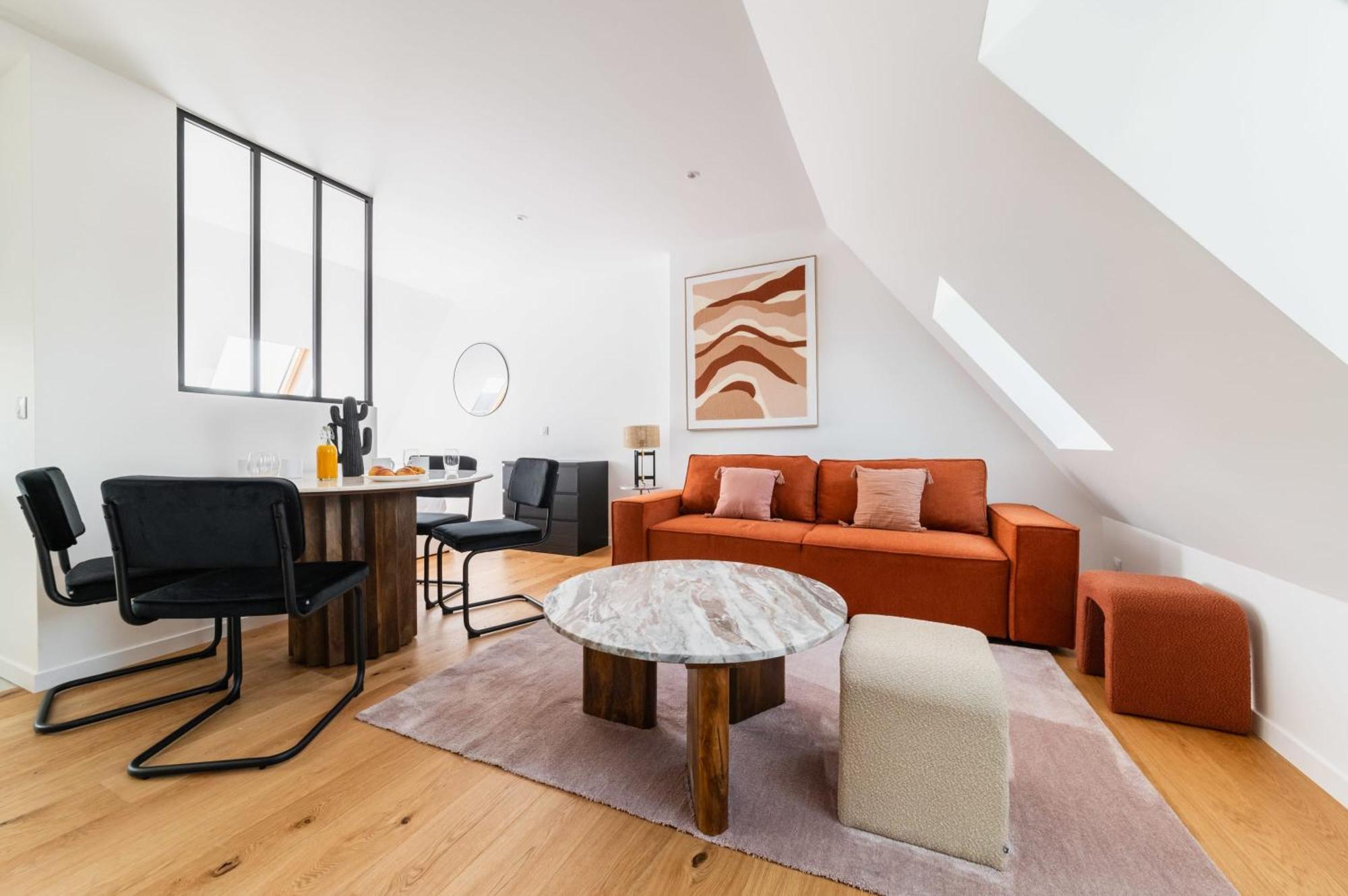 Апартаменты 2 Pieces Refait A Neuf Dernier Etage - Paris 19 - 4P - Flat-Guest Экстерьер фото